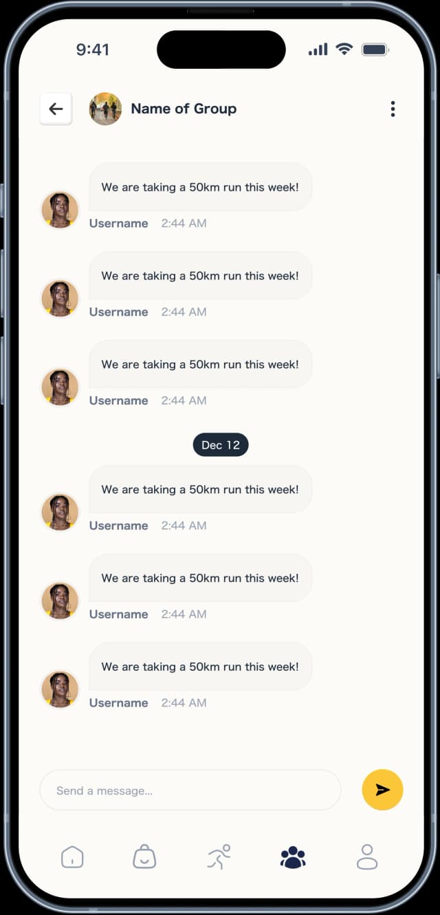 Group chat where you created the group.