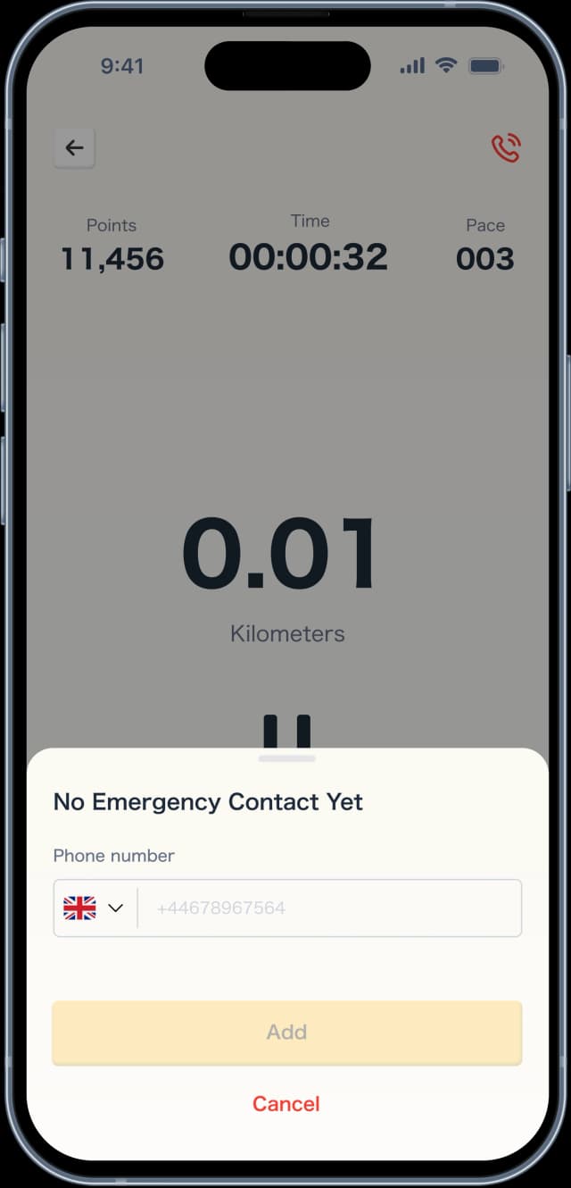 Add an emergency contact