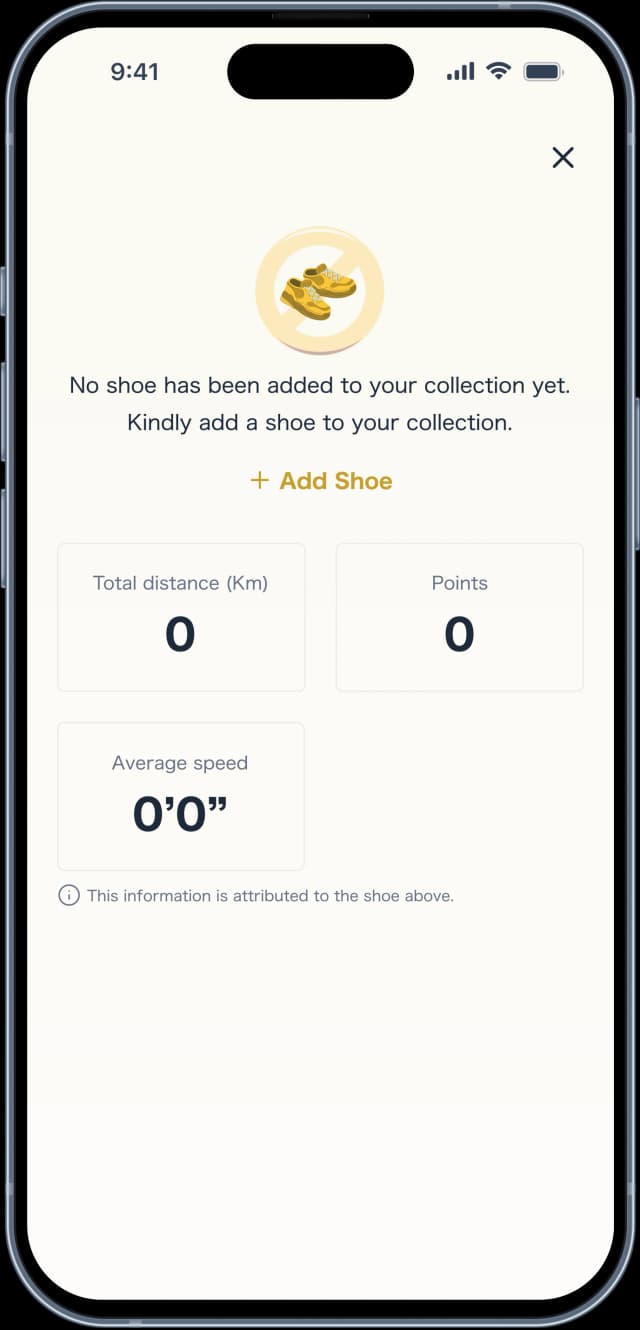 Add a Shoe.